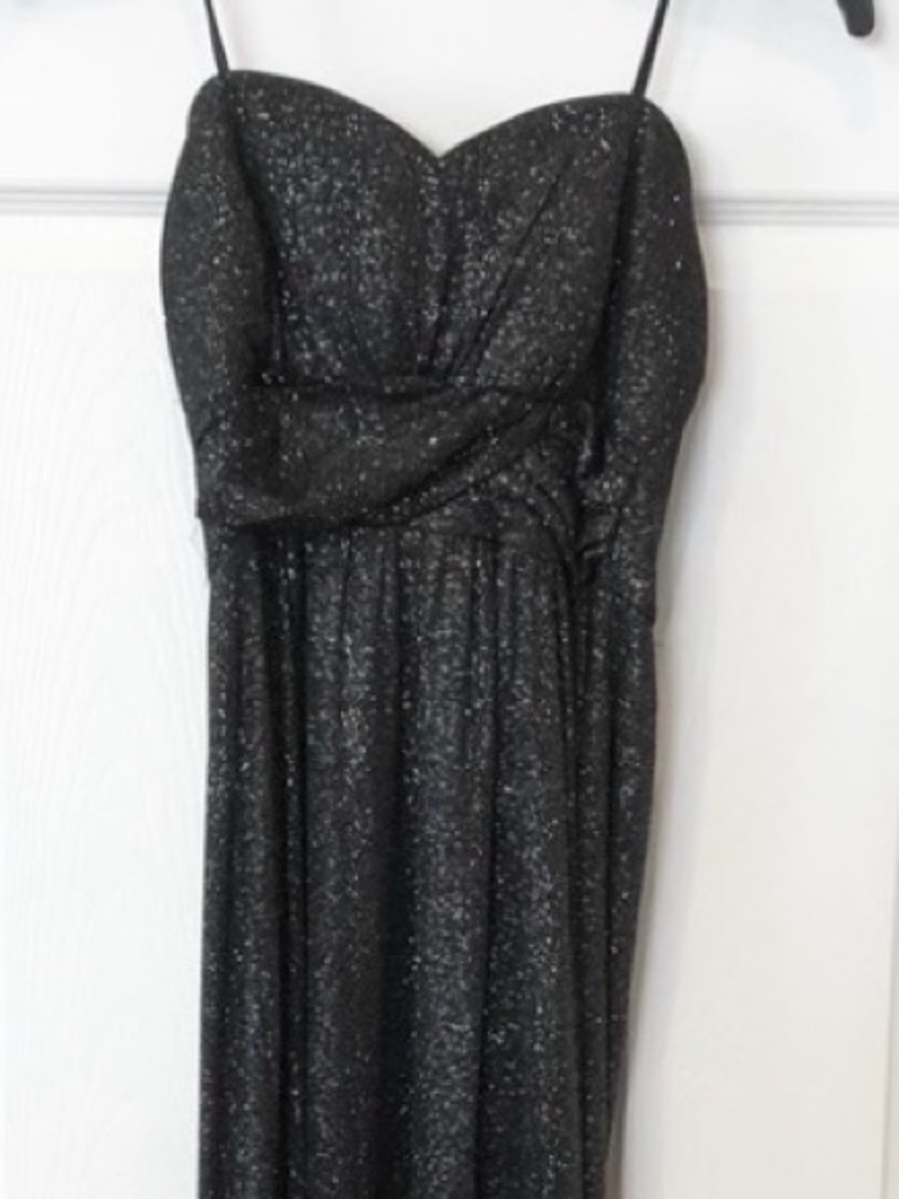 Long Black Sparkle Dress